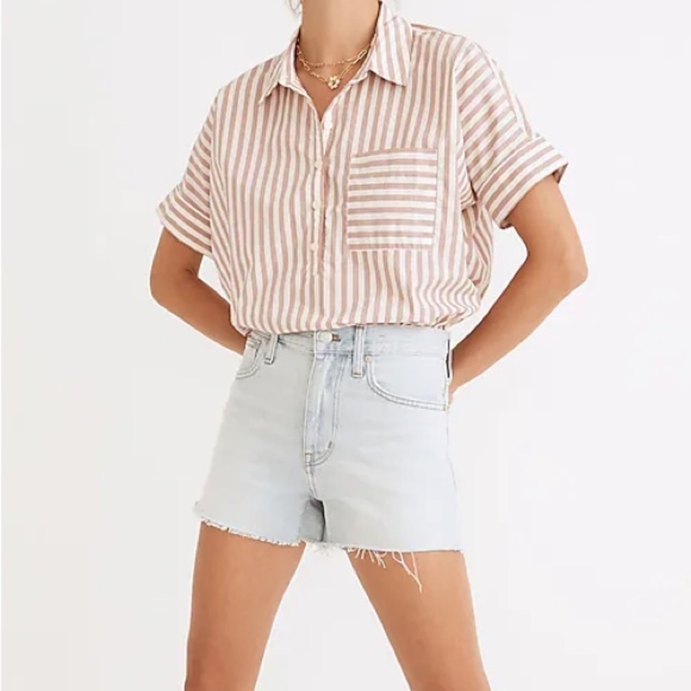 Madewell Relaxed Denim Shorts in Essen Wash **** LAST CHANCE